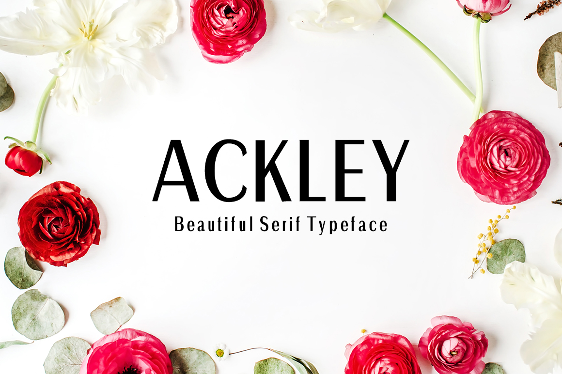 Ackley: A Bold Sans Serif Typeface for Modern Editors