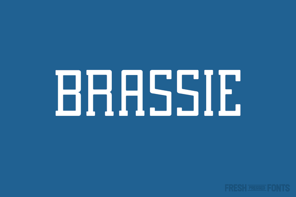 Brassie Family: A Slab Serif Typeface for Bold Branding