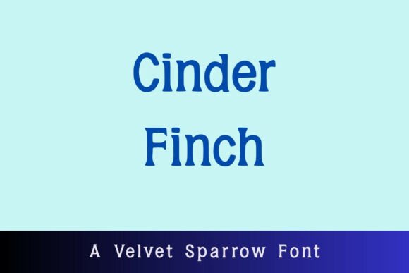 Cinder Finch: The Display Font for Clear Campaigns