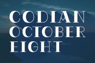 Codian October Eight: A Serif Font for Digital Clarity