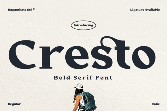 Cresto: A Bold Serif Font for Editorial Impact