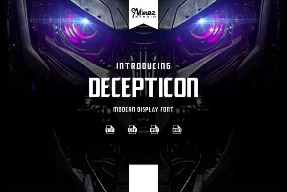 Decepticon Font: Bold Branding for Modern Businesses
