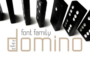 Domino Family: A Versatile Sans Serif Typeface for Modern Campaigns