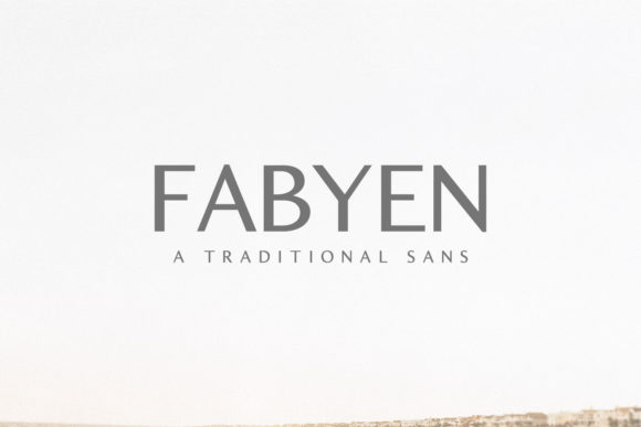 Fabyen Family: A Versatile Sans Serif Typeface for Modern Web Design
