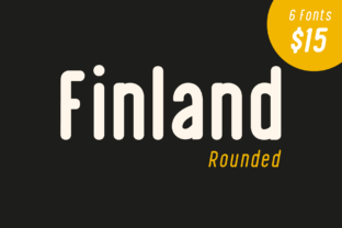 Finland Rounded: A Soft Sans Serif Typeface for Editorial Calm