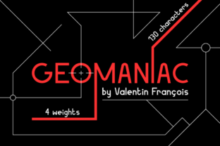 Geomaniac: A Clean Sans Serif Font for Bold Campaigns