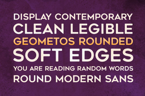 Geometos Rounded Typeface for Bold Branding