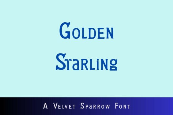 Golden Starling: A Polished Display Font for Web Design