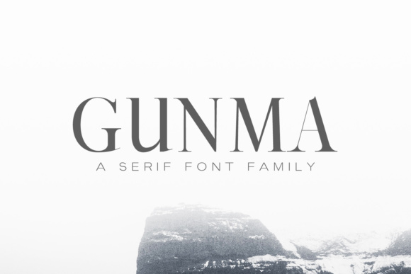 Gunma Family: A Versatile Sans Serif Typeface for Editorial Design