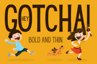 Hey Gotcha: A Playful Font for Branding
