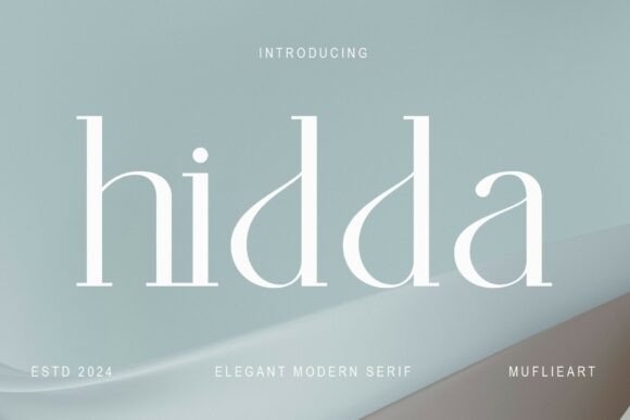 Hidda: A Modern Serif Typeface for Elegant Branding