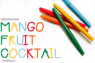 Mango Fruit Cocktail Font for Bold Marketing