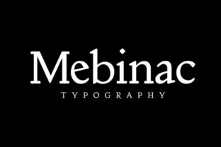 Mebinac Bold Two: A Serif Font for Modern Web Design