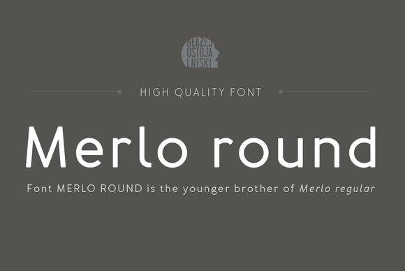Merlo Round: A Friendly Typeface for Modern Brands
