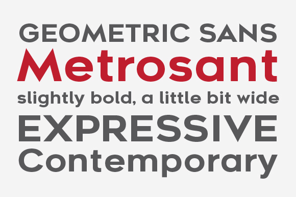 Metrosant: A Bold Sans Serif Font for Editorial Design