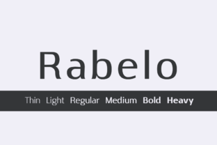 Rabelo Bold Typeface for Polished Branding
