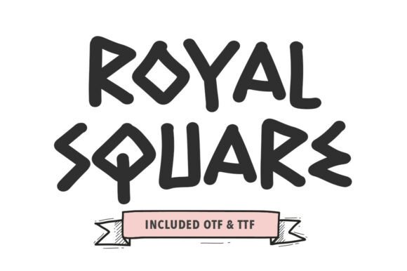 Royal Square: A Bold Display Typeface for Modern Editorial Design
