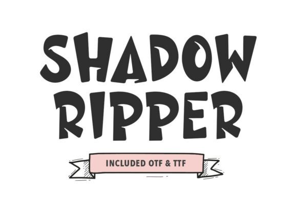 Shadow Ripper Font: A Bold Display Typeface Review