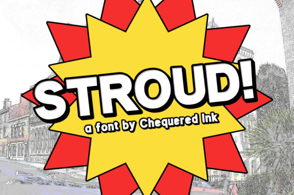 Stroud Typeface: Bold Sans Serif for Impact