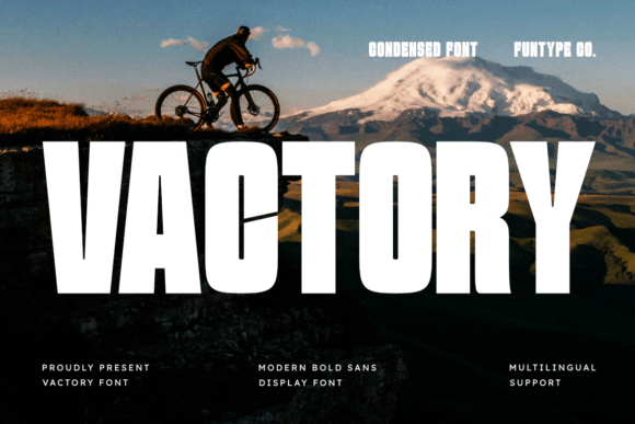 Vactory Typeface: Bold Branding Power