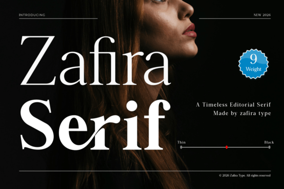 Zafira Serif: A Versatile Typeface for Web Design